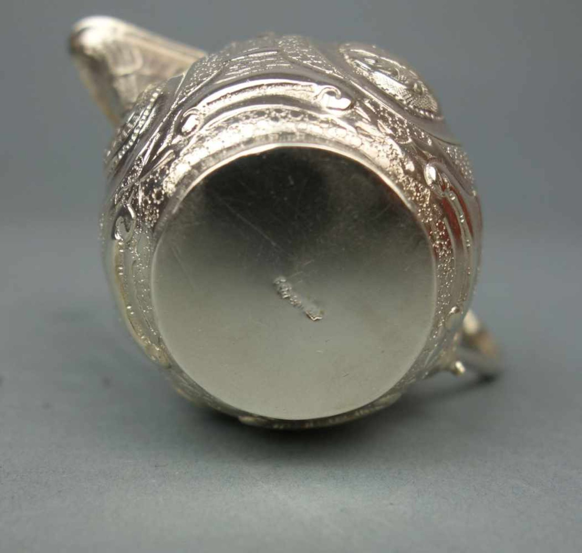 MILCHKÄNNCHEN, 800er Silber (48 g), gepunzt mit Halbmond, Krone, Feingehaltsangabe und - Image 6 of 7