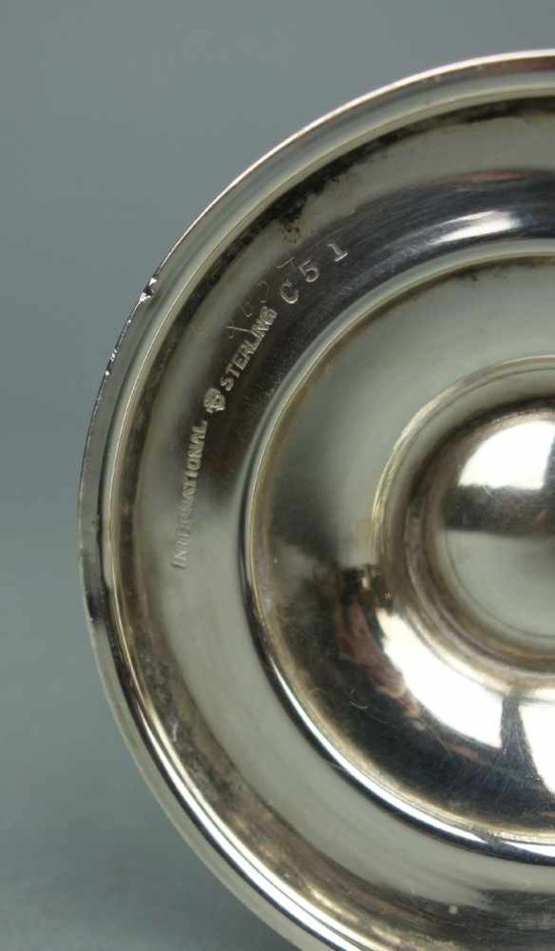 KANNE / MOKKAKANNE / mocha pot, Sterlingsilber (210 g), gearbeitet in Empireformen. International - Image 6 of 6