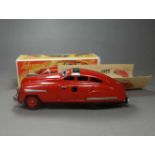 BLECHSPIELZEUG / FAHRZEUG: Schuco Fex 1111 - Höllenraser / tin toy car, 20. Jh., lithografiertes