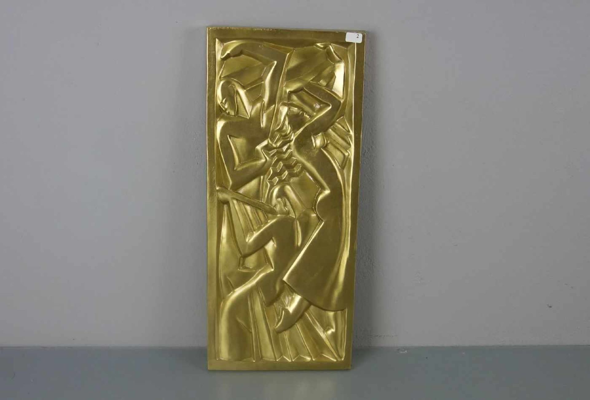 MARTEL, JAN und JOEL, nach (beide: Nantes 1896-1966 Paris), Relief "Der Tanz", Bronze - Gelbguss.