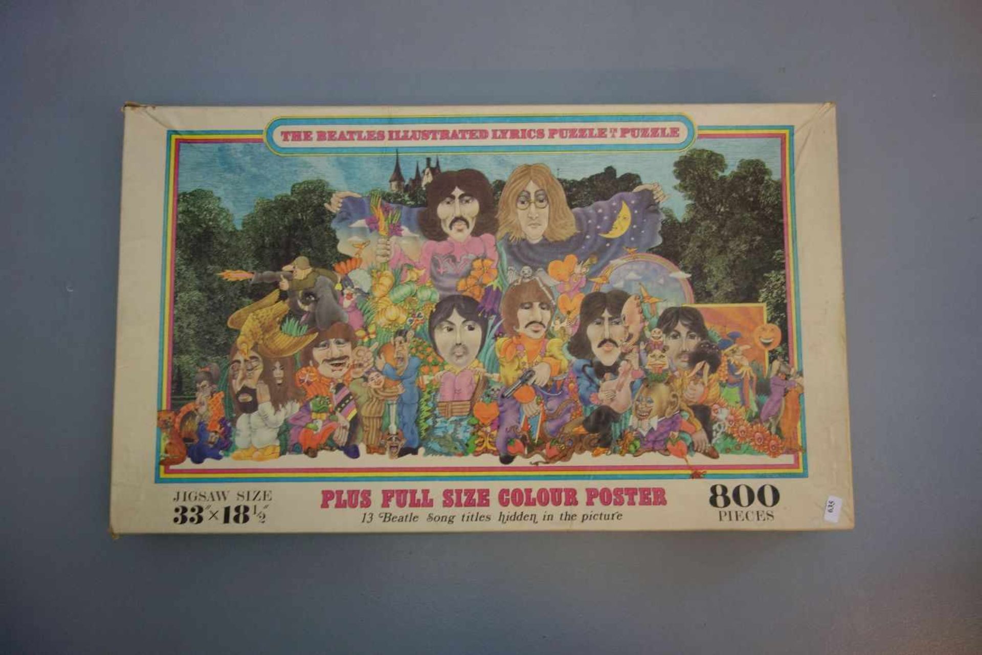 THE BEATLES MERCHANDISE / MEMORABILIA: PUZZLE - THE BEATLES, 1970er Jahre. In Originalschatulle.