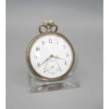 IWC TASCHENUHR / pocket watch, um 1900, Handaufzug (Krone und Drücker), Manufaktur International