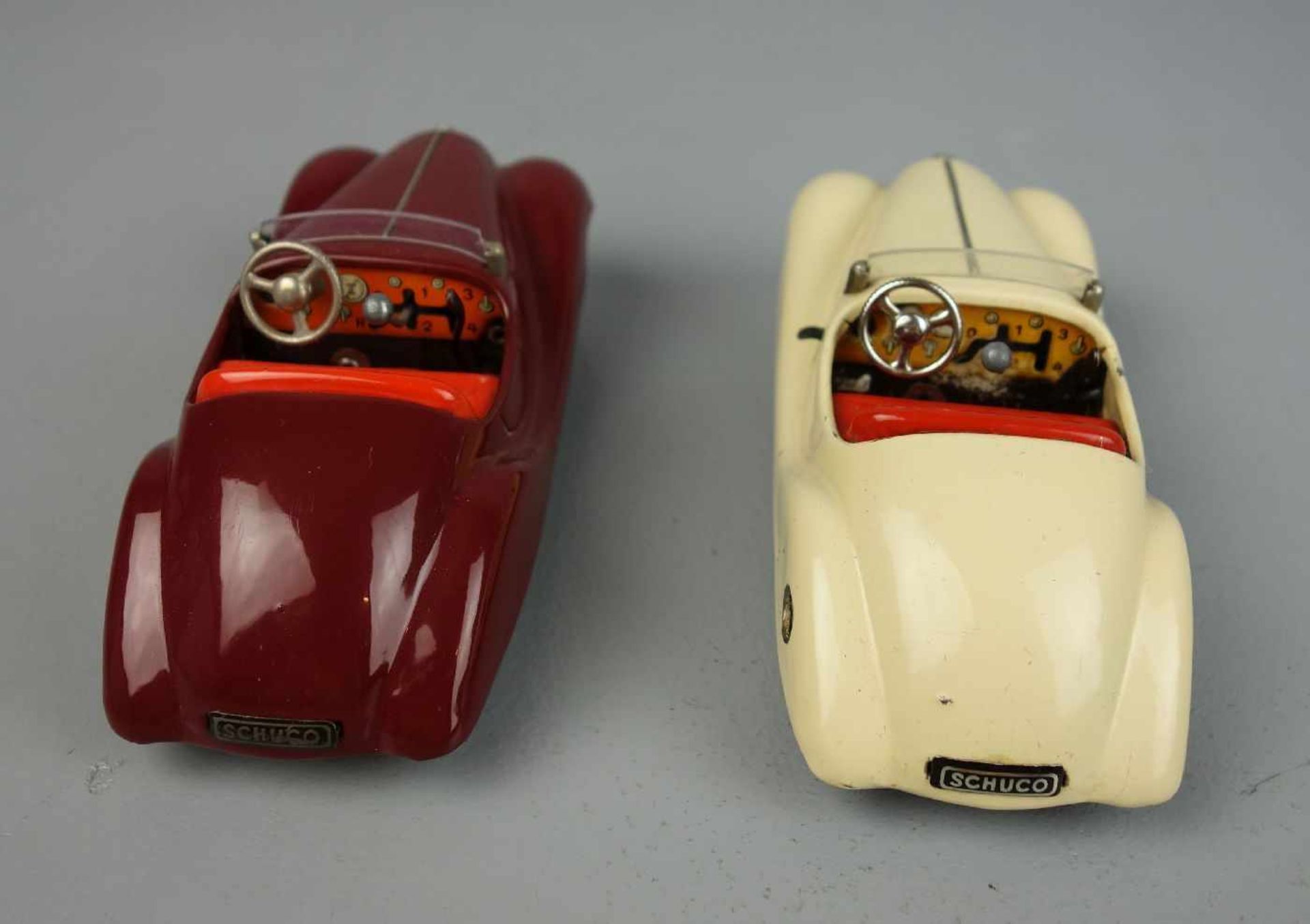 BLECHSPIELZEUGE / FAHRZEUGE: 3 Examico Autos / tin toy cars, Mitte 20. Jh., Manufaktur Schuco / - Bild 8 aus 10