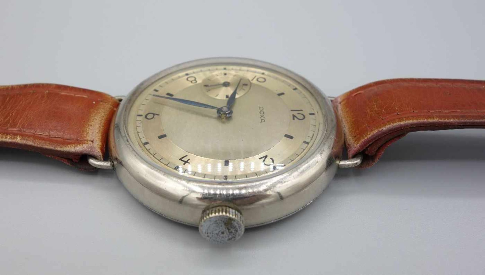 VINTAGE ARMBANDUHR DOXA / wristwatch, 1. H 20. Jh., Handaufzug, Manufaktur DOXA / Le Locle - - Bild 2 aus 5