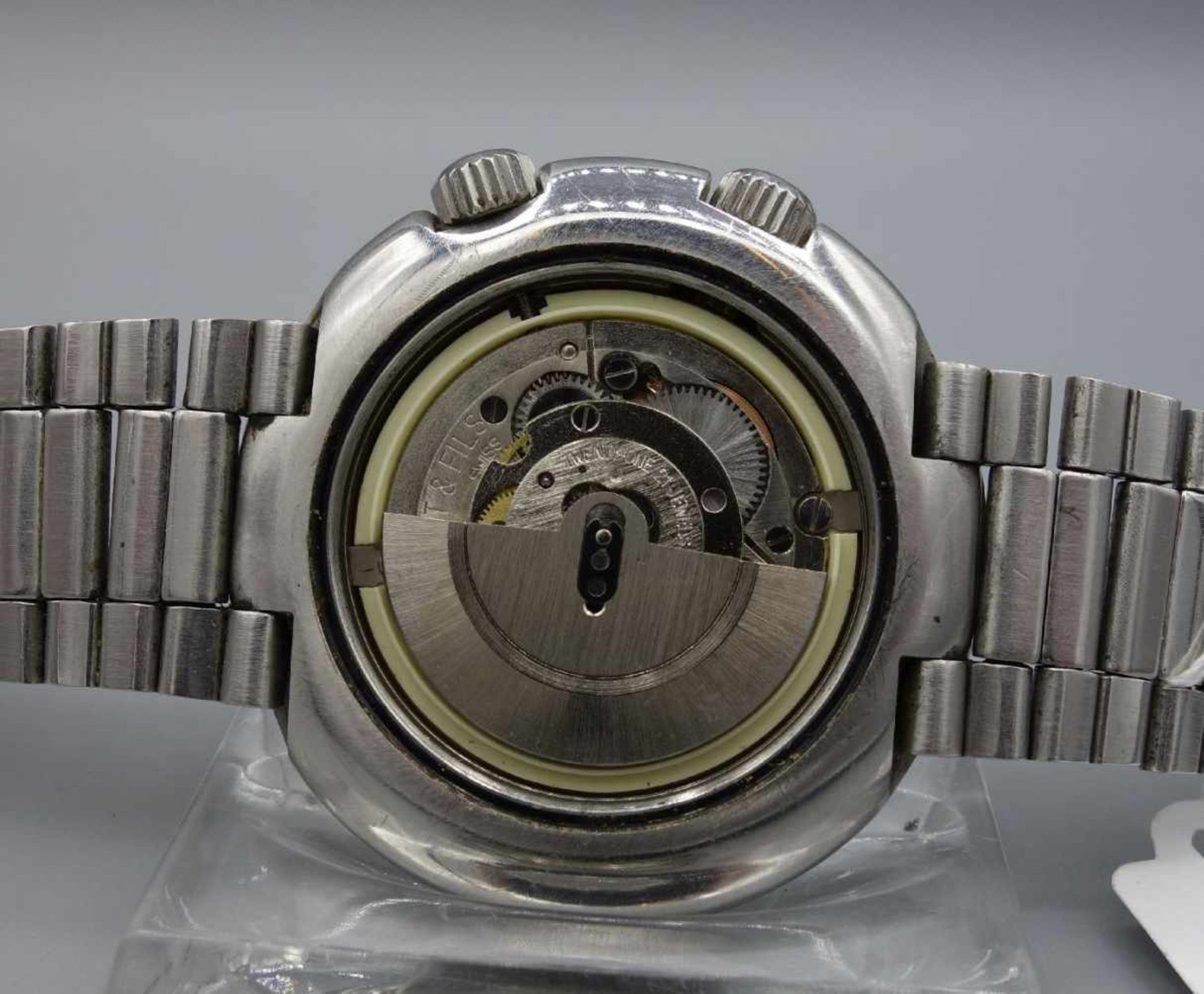 VINTAGE ARMBANDUHR: TISSOT NAVIGATOR T12 / wristwatch, 1970er Jahre, Manufaktur Tissot / Schweiz, - Image 7 of 8