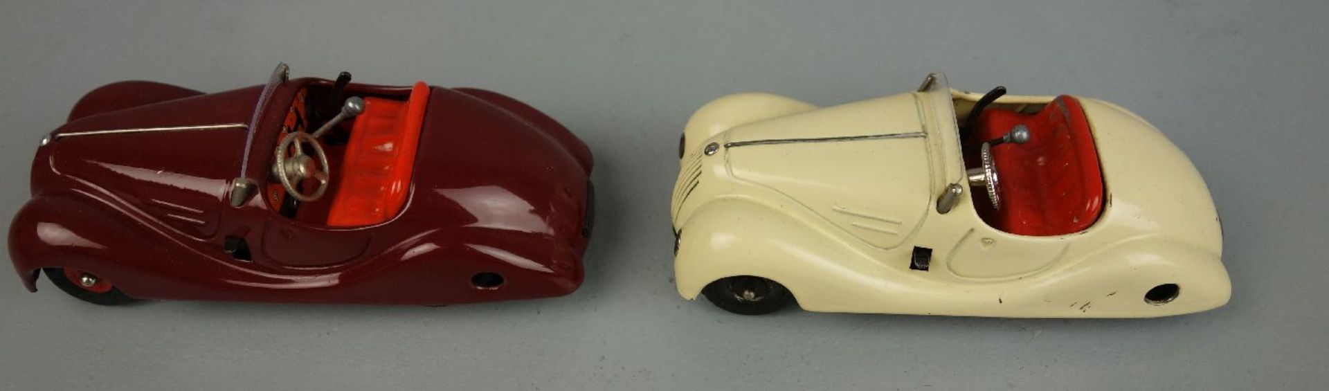 BLECHSPIELZEUGE / FAHRZEUGE: 3 Examico Autos / tin toy cars, Mitte 20. Jh., Manufaktur Schuco / - Bild 7 aus 10