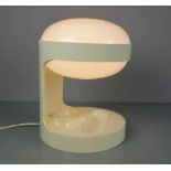 COLOMBO, JOE (1930-1971) - DESIGNER LAMPE / TISCHLAMPE / table lamp: KD 29, weißer und cremefarbener