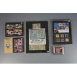 THE BEATLES MERCHANDISE / MEMORABILIA: KONVOLUT BRIEFMARKEN / stamps, Andenkenbriefmarken