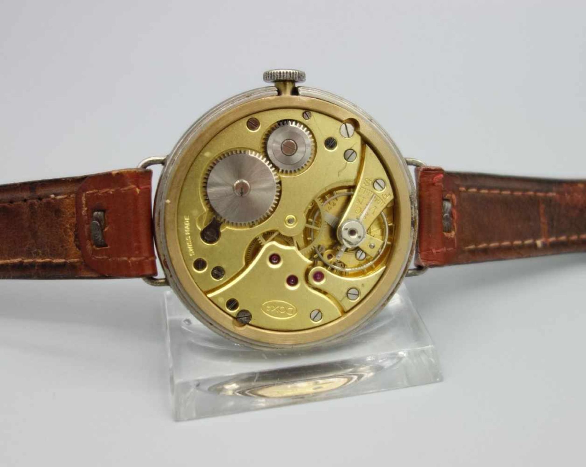 VINTAGE ARMBANDUHR DOXA / wristwatch, 1. H 20. Jh., Handaufzug, Manufaktur DOXA / Le Locle - - Bild 5 aus 5
