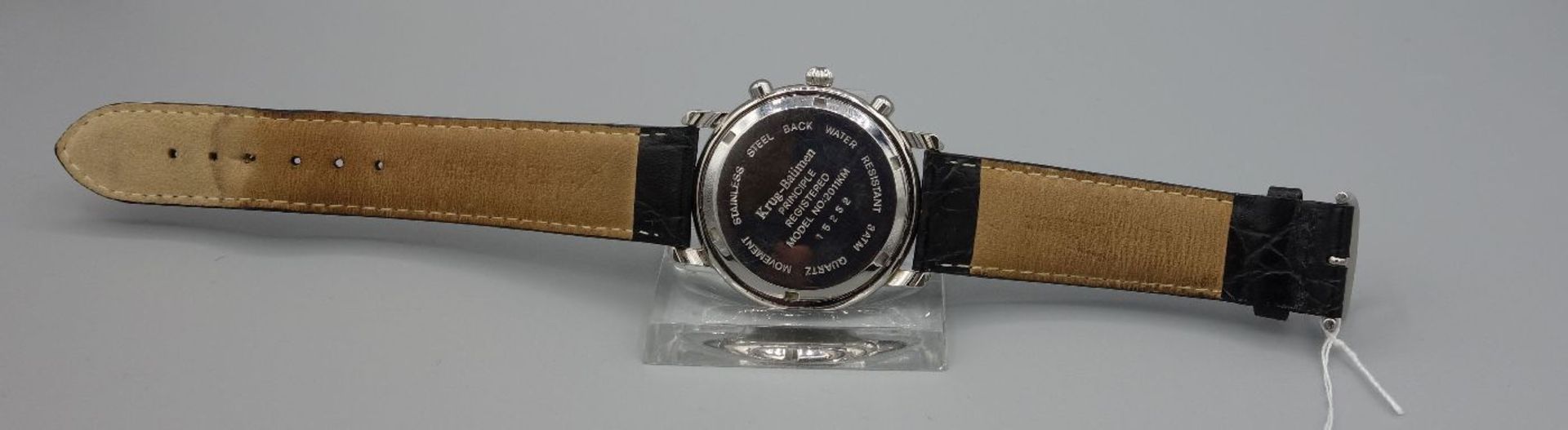 ARMBANDUHR / CHRONOGRAPH: Principle / wristwatch, Quartz-Uhr, Manufaktur Krug-Bäumen, Modell " - Image 6 of 7