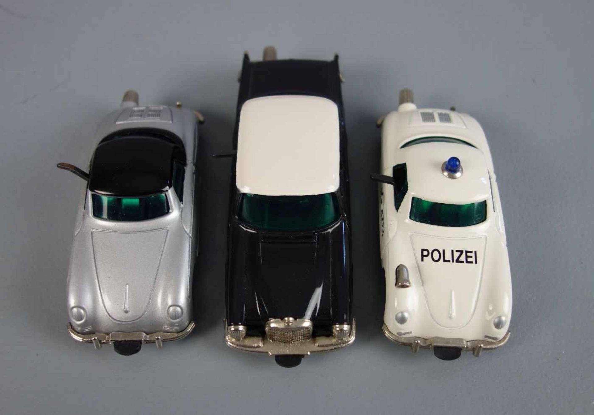 BLECHSPIELZEUGE / FAHRZEUGE: 3 SCHUCO Micro Racer Autos / tin toy cars, Mitte 20. Jh., Manufaktur - Bild 4 aus 4