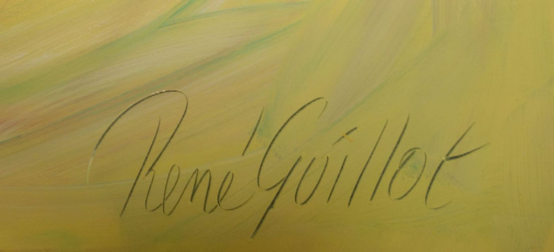 GUILLOT, RENÉ (1900-1969), Gemälde / painting: "Abstrakte Komposition", Öl auf Leinwand / oil on - Bild 2 aus 4