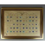 BRIEFMARKEN-SAMMLUNG / GEDENKMARKEN / SONDERAUSGABE: THE BICENTENNIAL STAMP DOCUMENT, 20. Jh.,