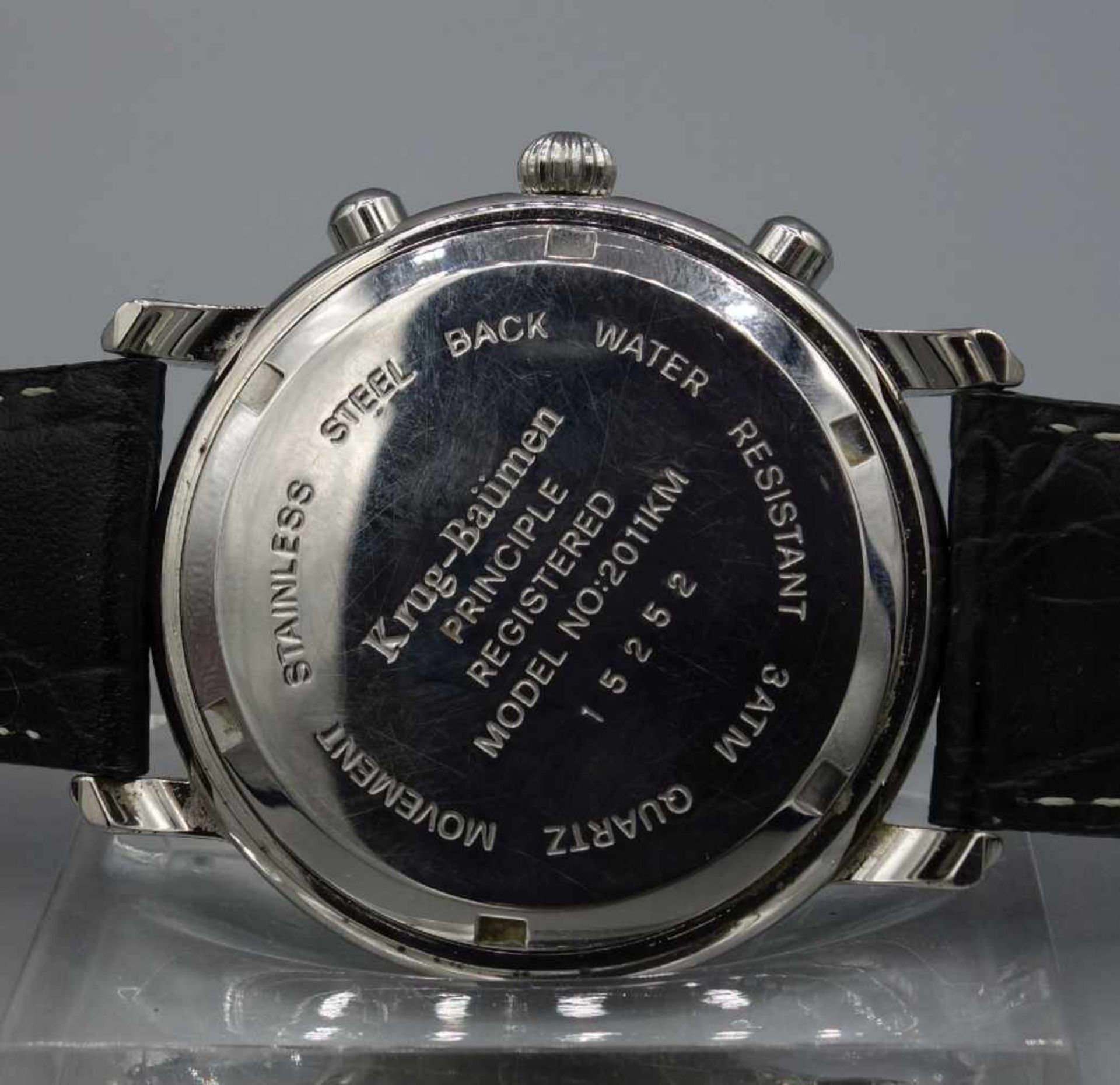 ARMBANDUHR / CHRONOGRAPH: Principle / wristwatch, Quartz-Uhr, Manufaktur Krug-Bäumen, Modell " - Image 7 of 7