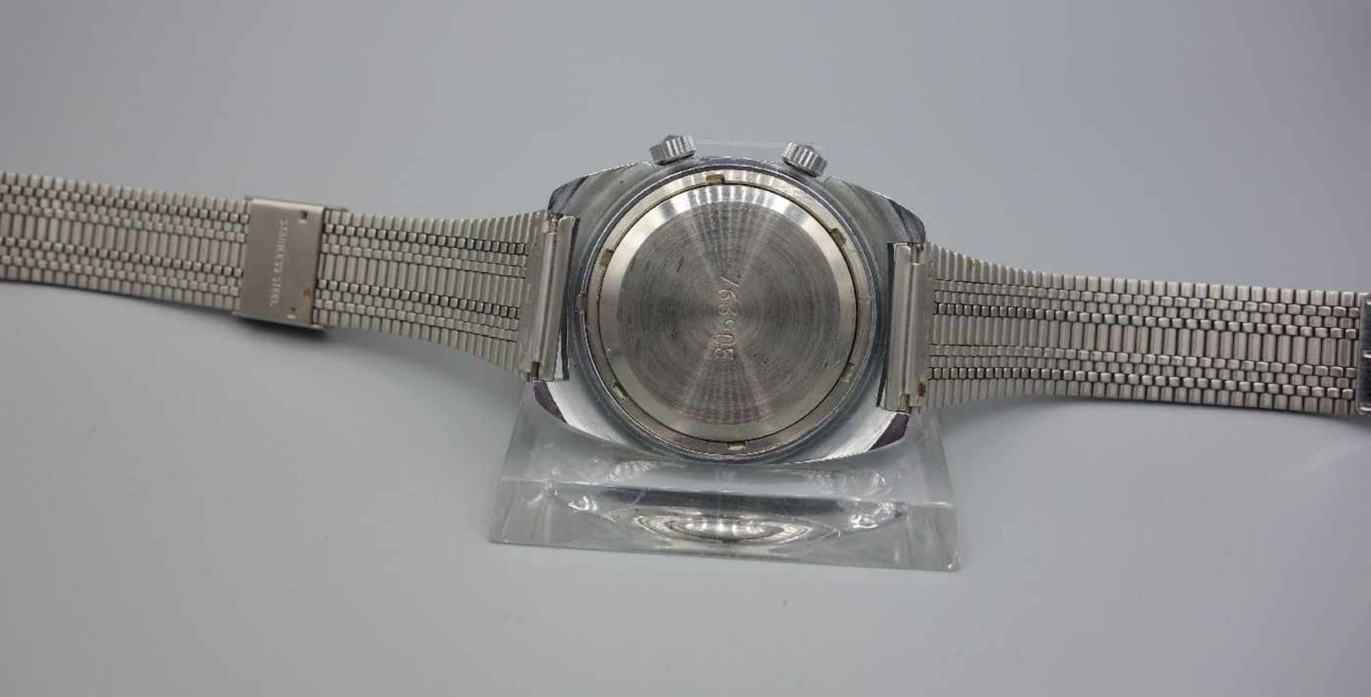 ZWEI ARMBANDUHREN MIT WECKFUNKTION / wristwatches, Russland, Manufaktur Poljot. Handaufzug. 1) - Image 4 of 8