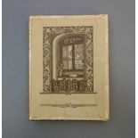 27 EX LIBRIS: "Antioch Bookplates", "Antioch Publishing Company / Box 28 V2 / Yellow Springs, Ohio