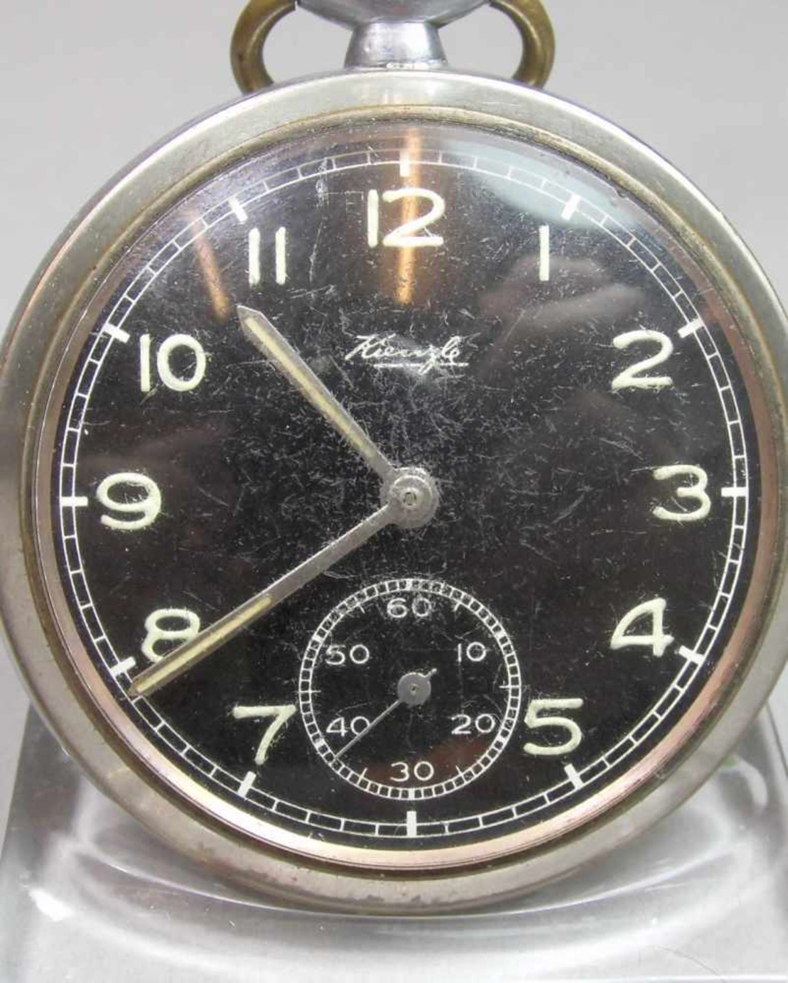 TASCHENUHR - KIENZLE / open face pocket watch, Manufaktur Kienzle / Hamburg, Handaufzug (Krone). - Bild 2 aus 4