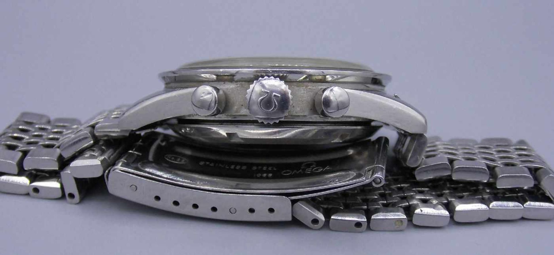 VINTAGE ARMBANDUHR / CHRONOGRAPH - Omega Speedmaster / wristwatch, Handaufzug, 1960er Jahre ( - Image 9 of 13