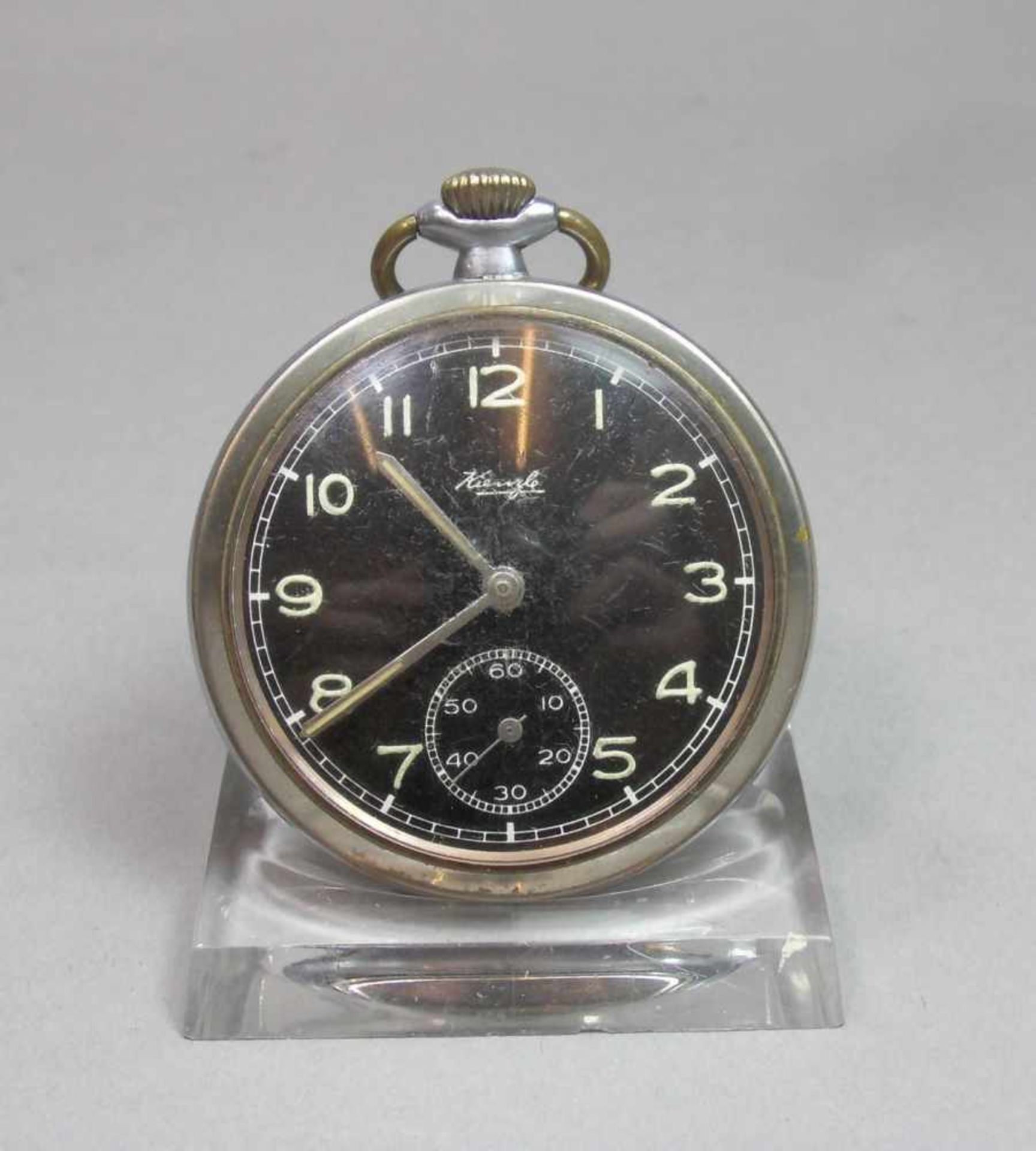 TASCHENUHR - KIENZLE / open face pocket watch, Manufaktur Kienzle / Hamburg, Handaufzug (Krone).