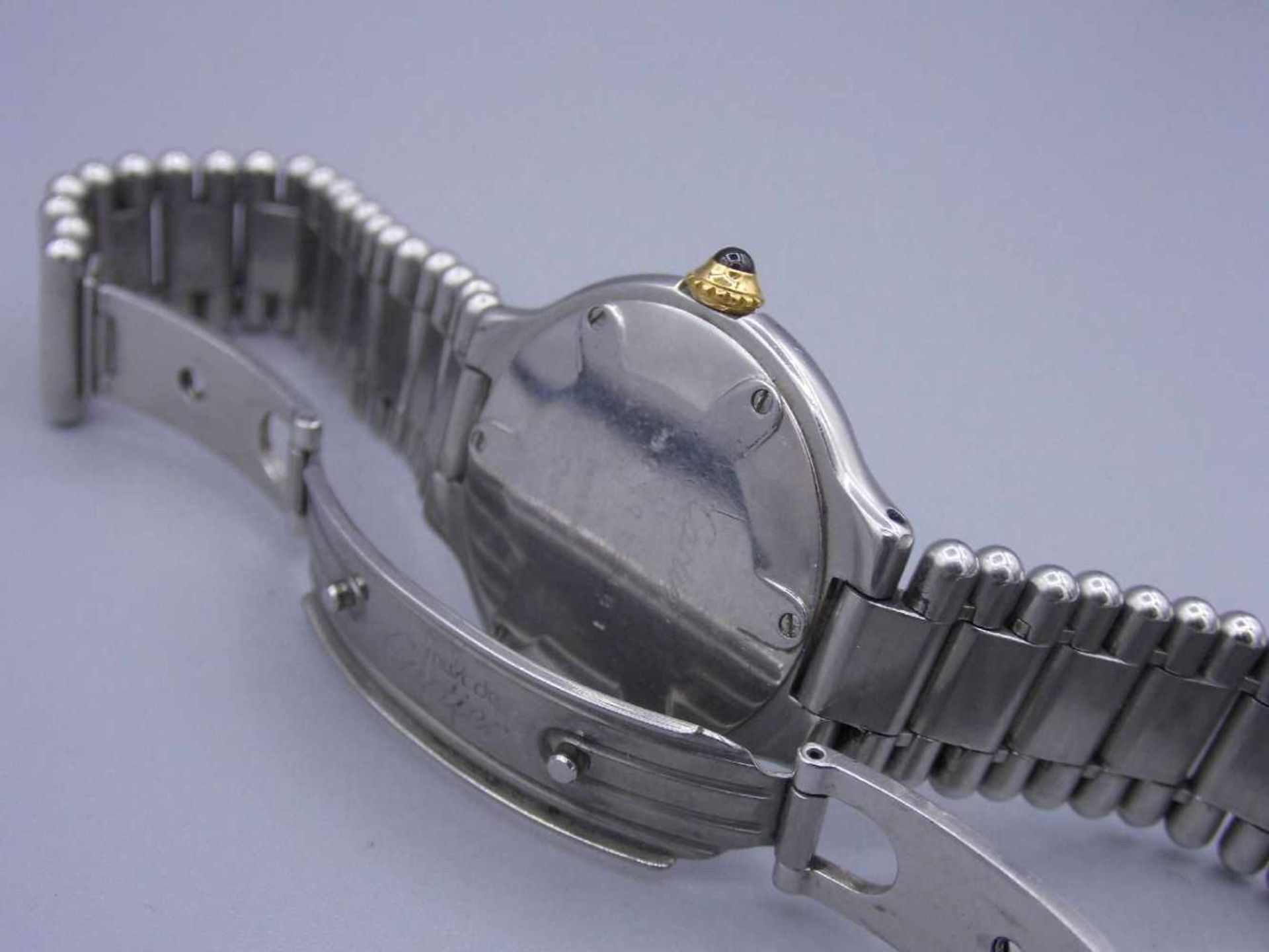 VINTAGE DAMEN ARMBANDUHR / wristwatch, Quartz, Manufaktur "les must de Cartier/ Paris", Modell - Bild 7 aus 8