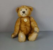 PLÜSCHTIER / TEDDYBÄR - "Classic Petsy 1928"/ teddy bear, 2. H. 20. Jh., Mohair und Filz; Manufaktur