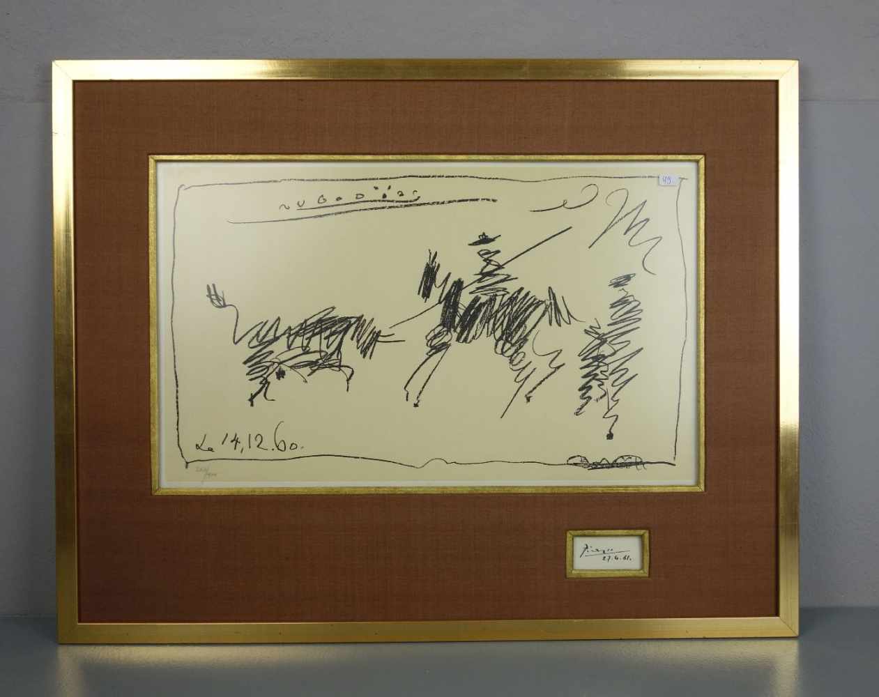 PICASSO, PABLO (Málaga / Spanien 1881-1973 Mougins / Frankreich), Farb-Lithografie /