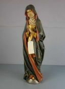 BILDSCHNITZER DES 20. Jh., Skulptur / Andachtsfigur / sculpture: "Blutenburger Madonna", Holz