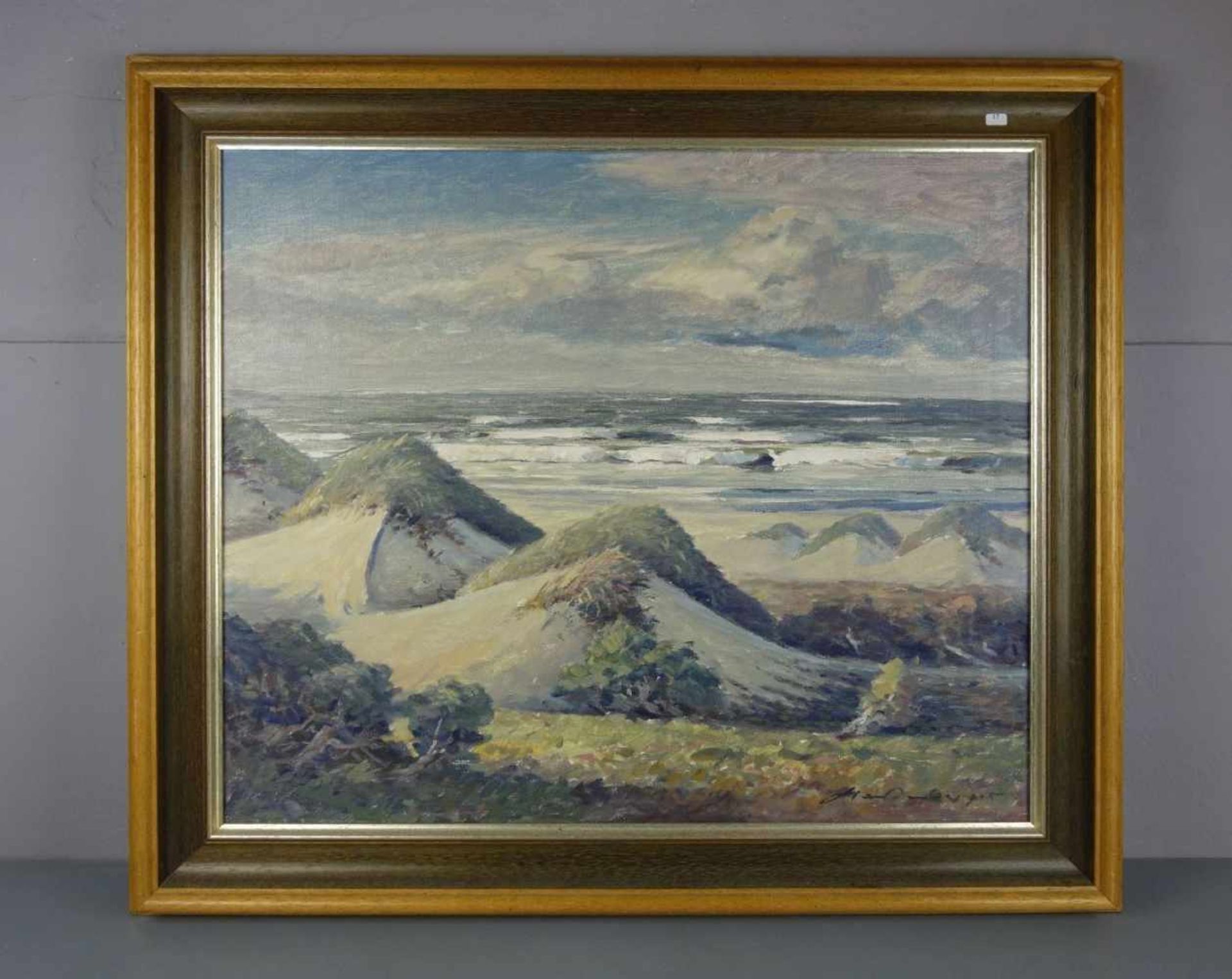 HARTENBERGER, ERWIN (Posen 1919- 2007 Norderney), Gemälde / painting: "Küstenlandschaft auf