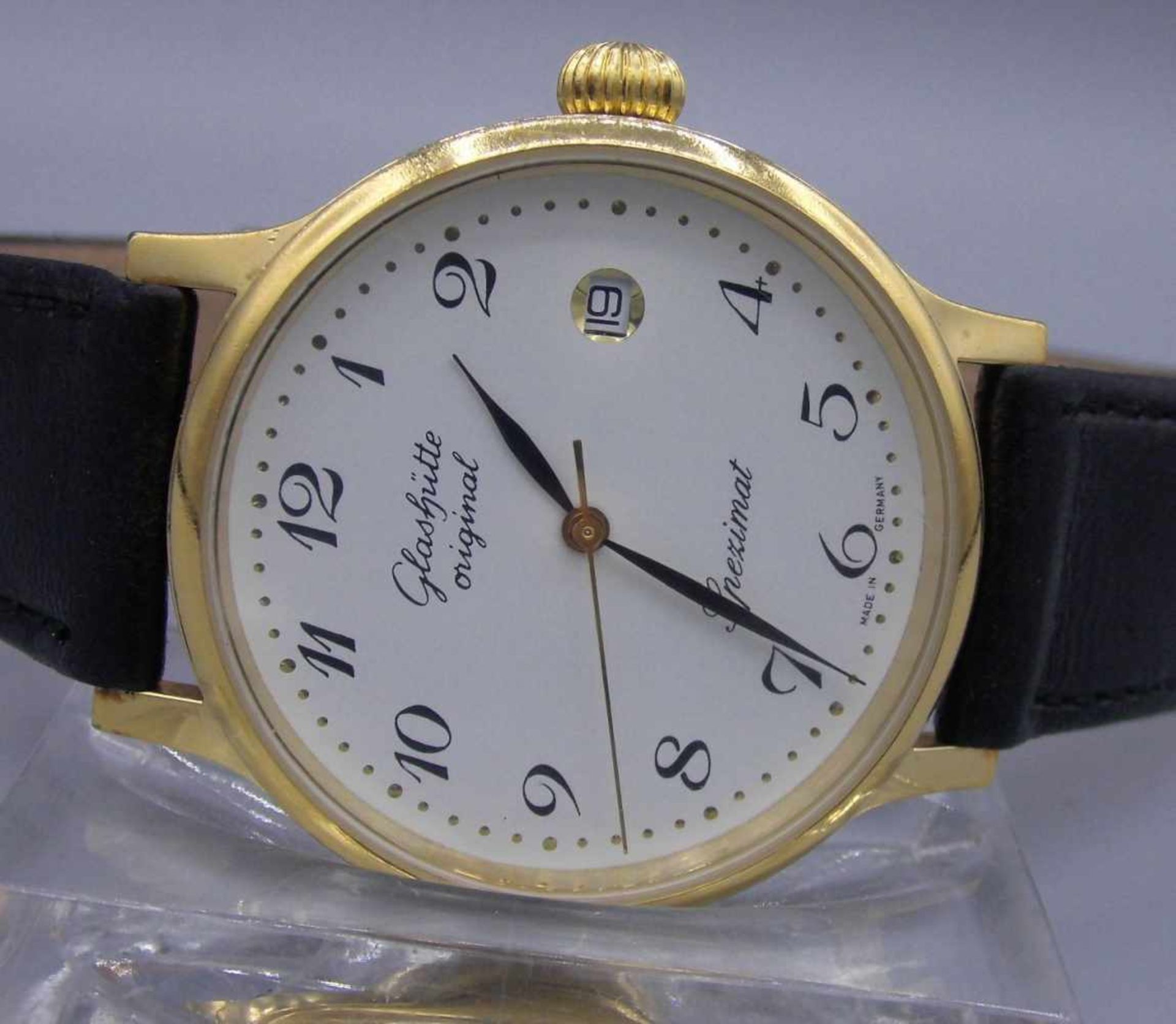 ARMBANDUHR / wristwatch, Automatik-Uhr, Manufaktur Glashütte Original / Glashütter Uhrenbetrieb - Image 2 of 5