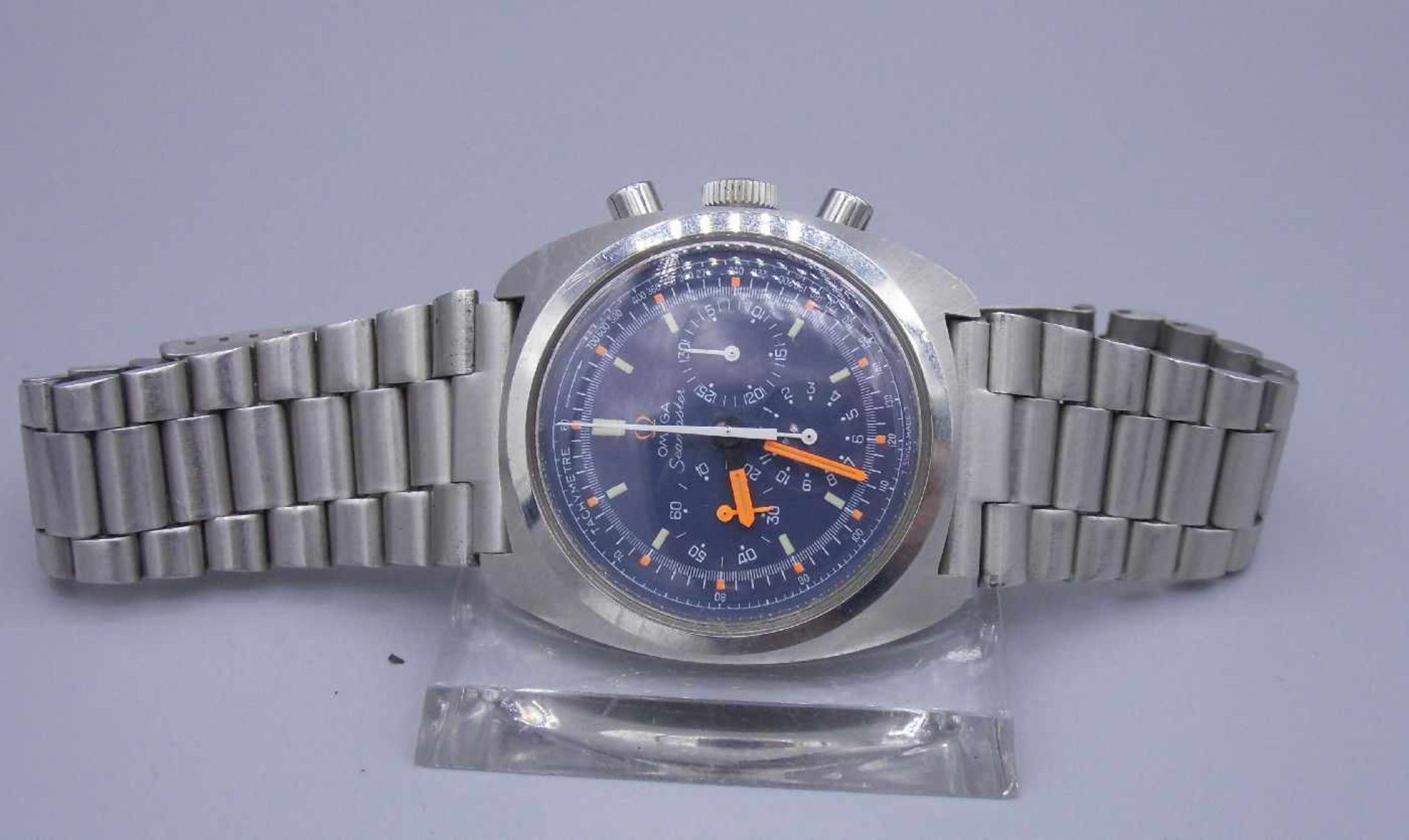 VINTAGE ARMBANDUHR / CHRONOGRAPH - Omega Seamaster / wristwatch, Handaufzug, 1970er Jahre, - Bild 2 aus 11