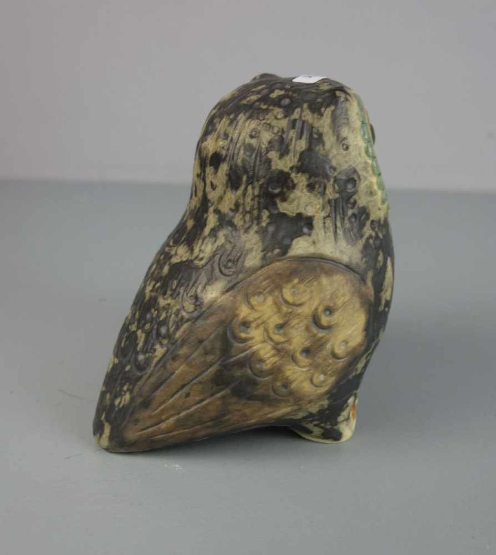 PORZELLANFIGUR "EULE" / porcelain owl, Porzellan, polychrom staffiert, Manufaktur Lladro / - Image 3 of 4