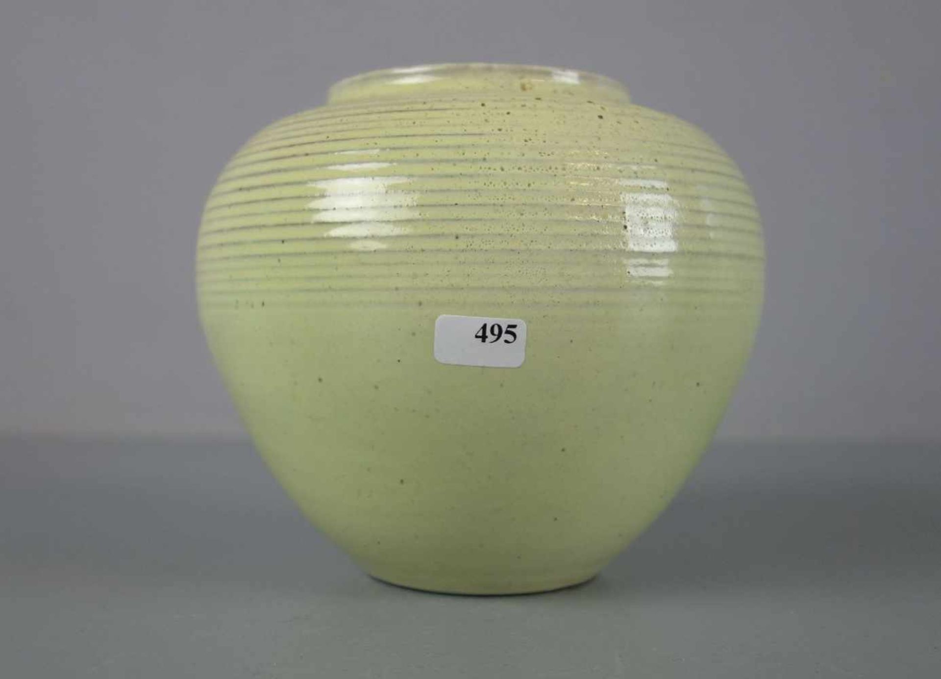 VASE, Keramik, Kieler Kunstkeramik, 1920er / 1930er Jahre, unter dem Stand mit