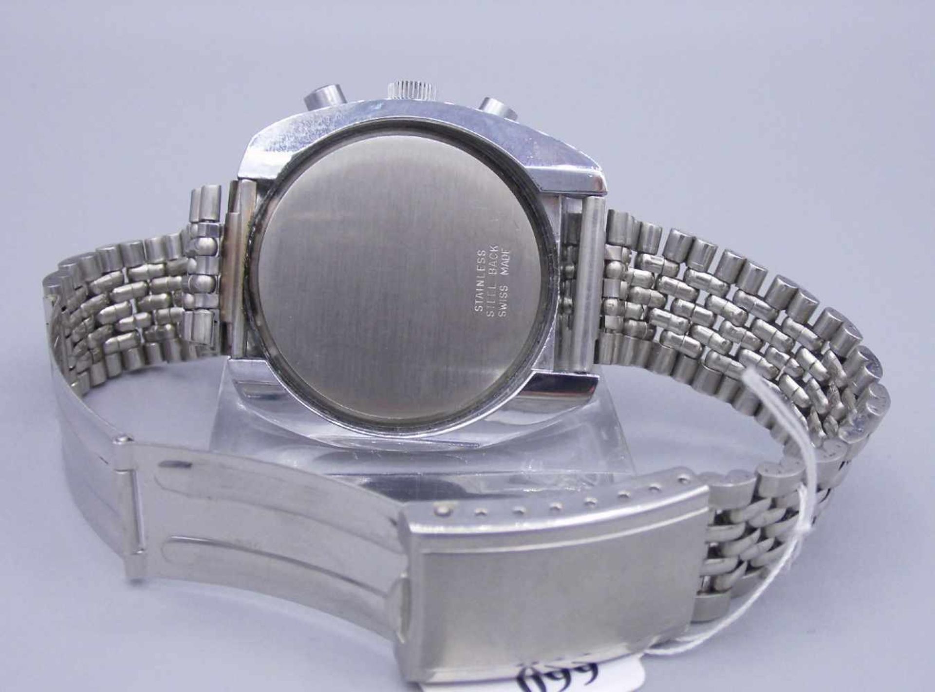 VINTAGE ARMBANDUHR / CHRONOGRAPH - Cimier Chronograph / wristwatch, Handaufzug, Manufaktur Montres - Image 5 of 5