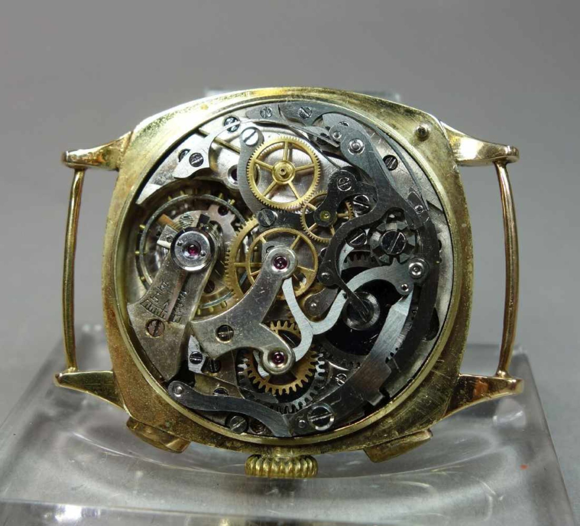 VINTAGE ARMBANDUHR / CHRONOGRAPH: Minerva / vintage wristwatch, wohl 1930er Jahre, Manufaktur - Bild 7 aus 7