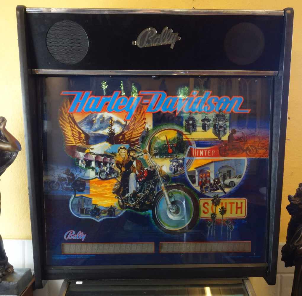 FLIPPERAUTOMAT / FLIPPER BALLY "HARLEY DAVIDSON" / pinball, aus dem Jahre 1991, Manufaktur Bally. - Image 2 of 14