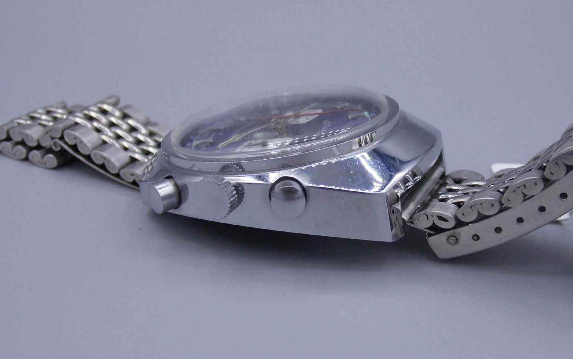 VINTAGE ARMBANDUHR / CHRONOGRAPH - Cimier Chronograph / wristwatch, Handaufzug, Manufaktur Montres - Image 4 of 5
