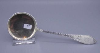 VORLEGER / GEBÄCKHEBER / silver pastry server, 800er Silber (51 g), Dänemark, gepunzt mit