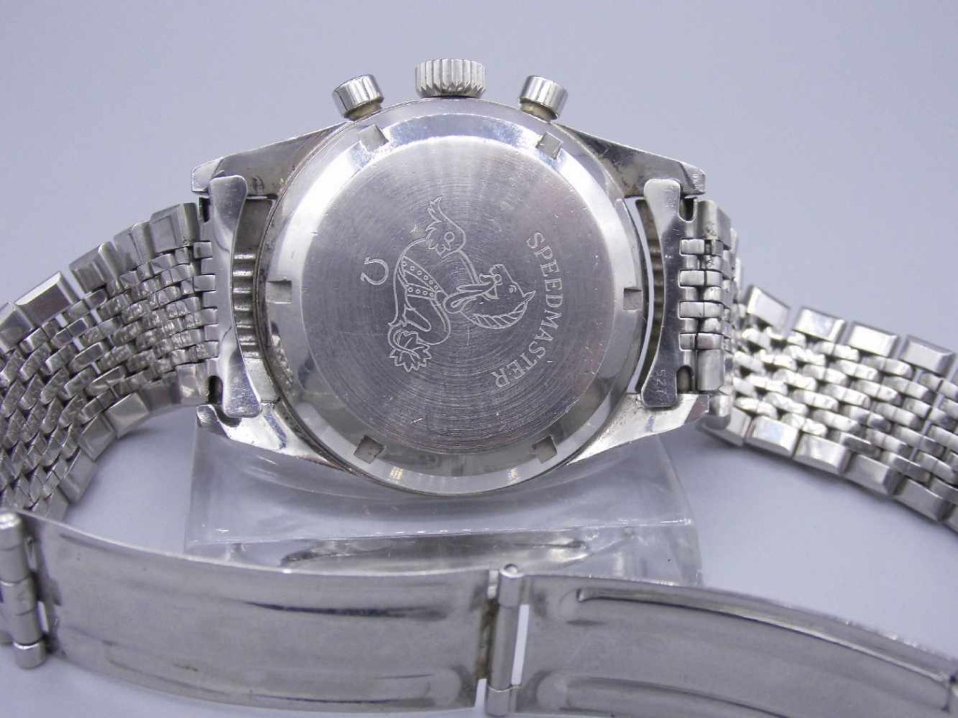 VINTAGE ARMBANDUHR / CHRONOGRAPH - Omega Speedmaster / wristwatch, Handaufzug, 1960er Jahre ( - Image 12 of 13