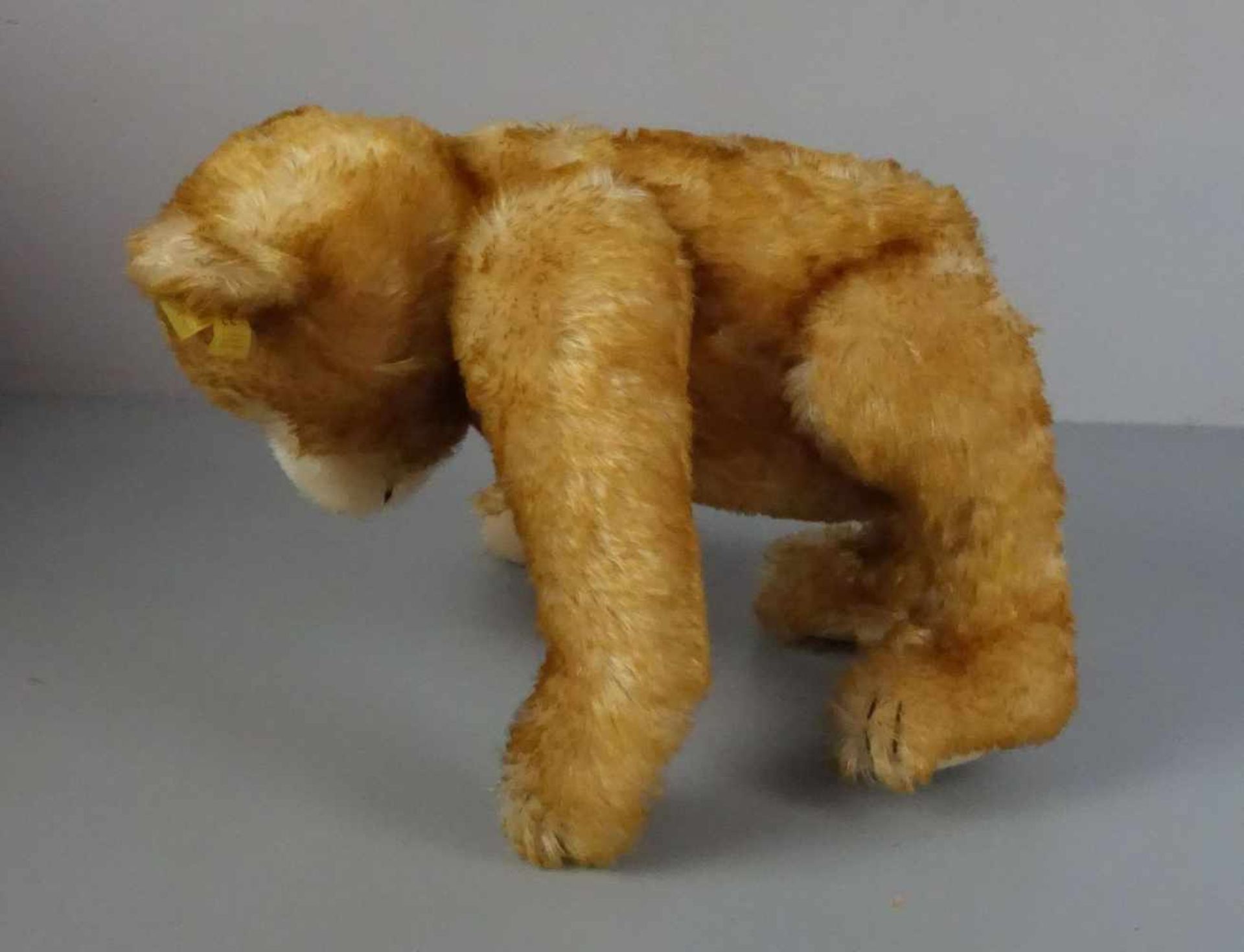 PLÜSCHTIER / TEDDYBÄR - "Classic Petsy 1928"/ teddy bear, 2. H. 20. Jh., Mohair und Filz; Manufaktur - Bild 4 aus 4