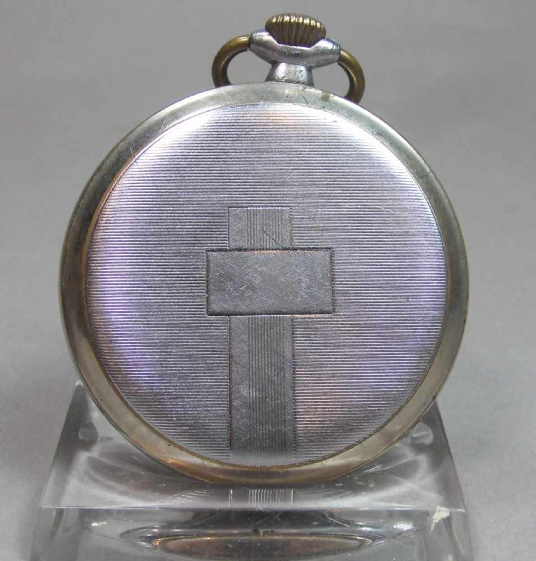 TASCHENUHR - KIENZLE / open face pocket watch, Manufaktur Kienzle / Hamburg, Handaufzug (Krone). - Bild 4 aus 4