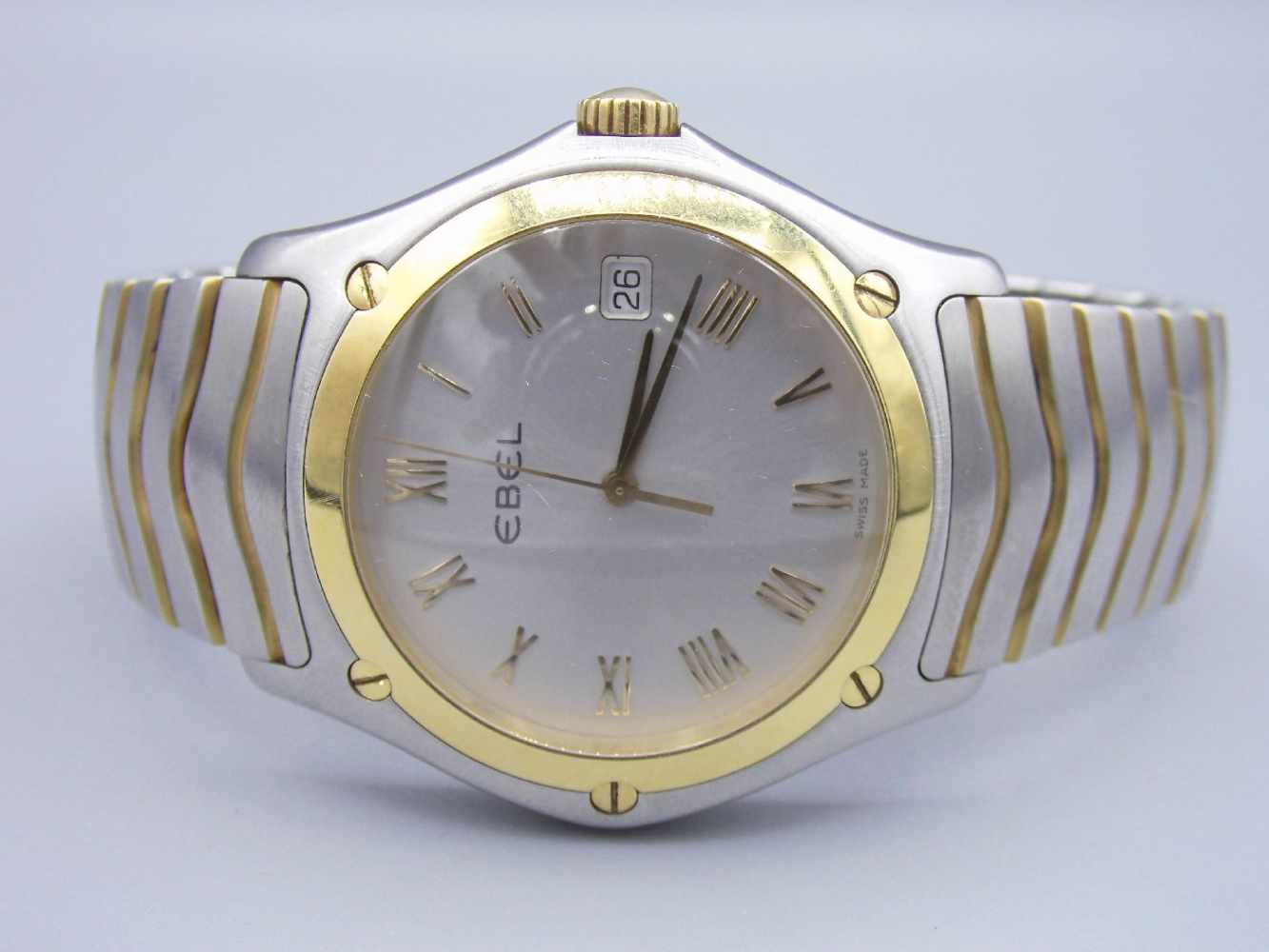 ARMBANDUHR EBEL "WAVE" / wristwatch Armbanduhr in Stahl/Gold (750er Gold), Schweiz 2006, Quartz, - Image 2 of 7