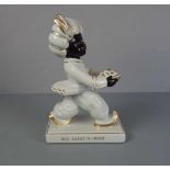 FIGUR / porcelainfigure: "DER SAROTTI - MOHR" (so bezeichnet / Originaltitel), Porzellan, Manufaktur