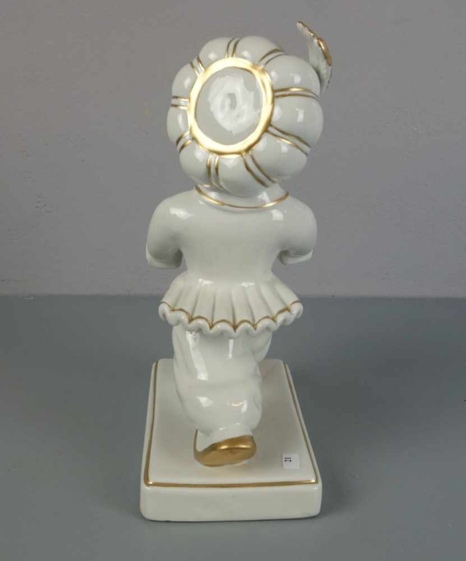 FIGUR / porcelainfigure: "DER SAROTTI - MOHR" (so bezeichnet / Originaltitel), Porzellan, Manufaktur - Bild 4 aus 4