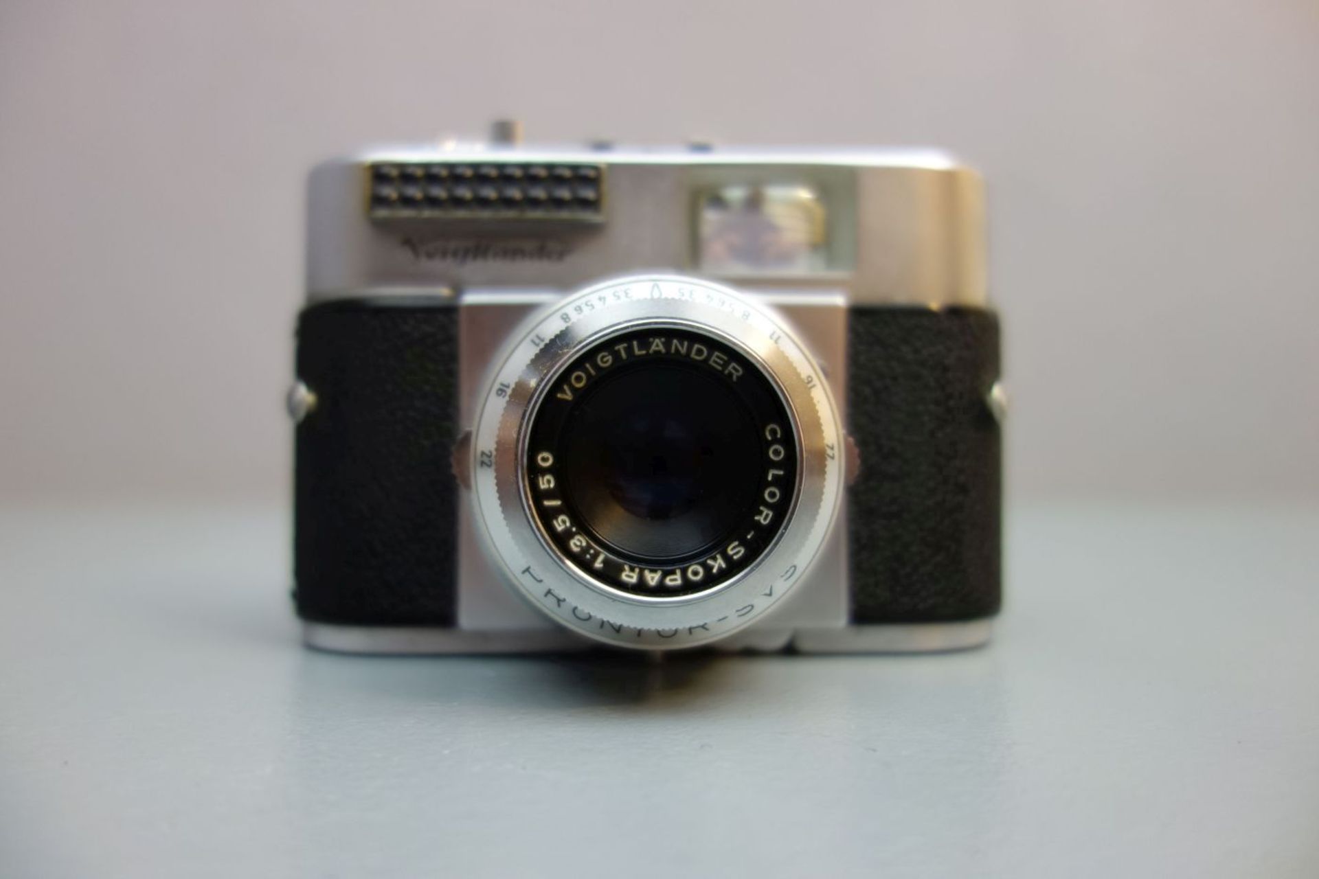 VOIGTLÄNDER KAMERA / camera, bezeichnet VITO BL, Objektiv bezeichnet Color-Skopar 1:3,5 / 50.; - Bild 2 aus 5