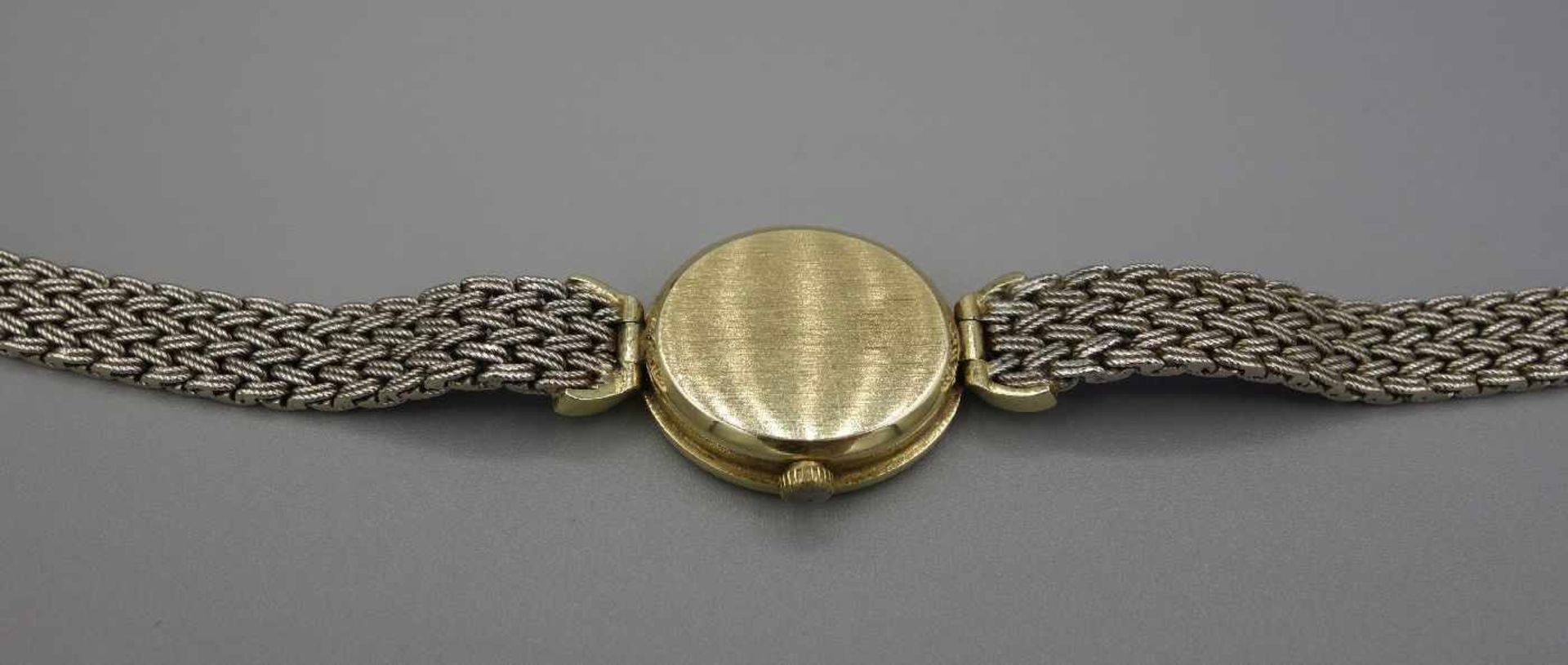 ELEGANTE DAMEN-ARMBANDUHR - LÉONARD / wristwatch, 2. H. 20. Jh., Quarz-Uhr, Manufaktur Léonard / - Image 6 of 7