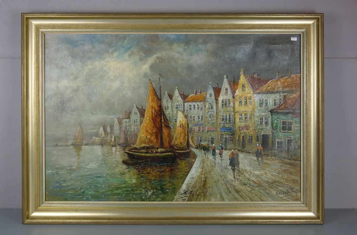 KLENDAM, F. (niederländischer Maler des 20. Jh.), Gemälde / painting: "Niederländische