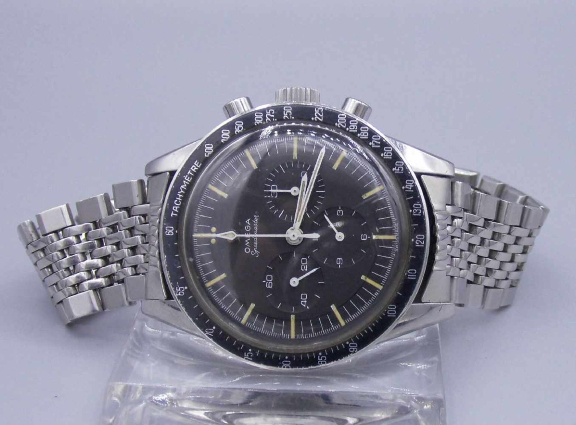 VINTAGE ARMBANDUHR / CHRONOGRAPH - Omega Speedmaster / wristwatch, Handaufzug, 1960er Jahre ( - Image 2 of 13