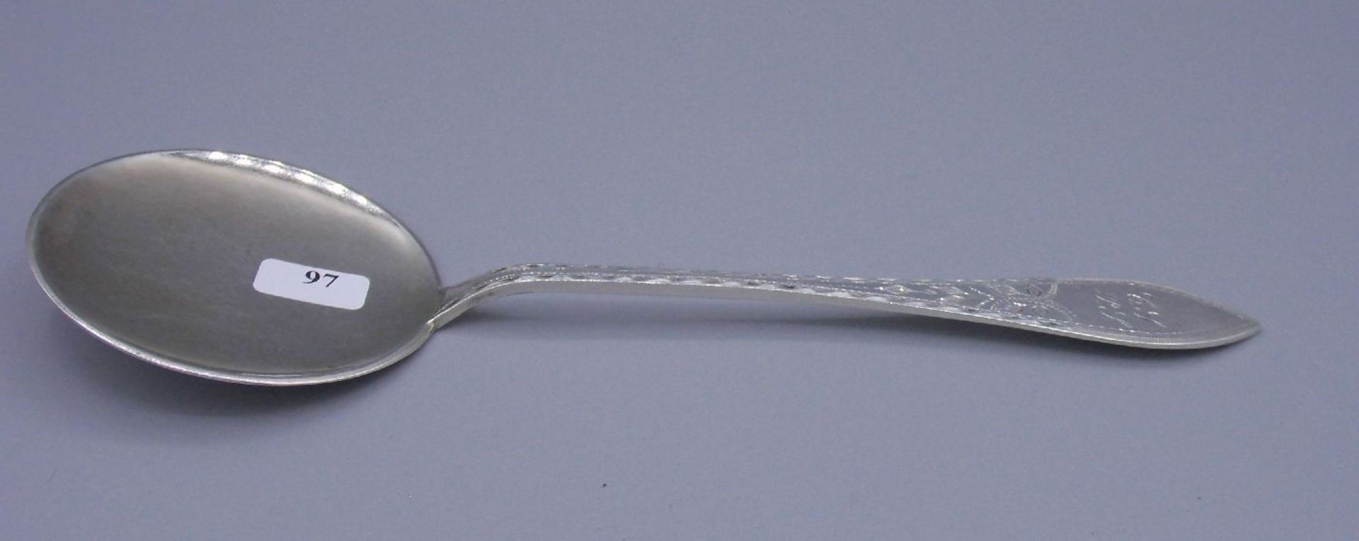 VORLEGER / GEBÄCKHEBER / silver pastry server, 800er Silber (51 g), Dänemark, gepunzt mit - Bild 3 aus 5