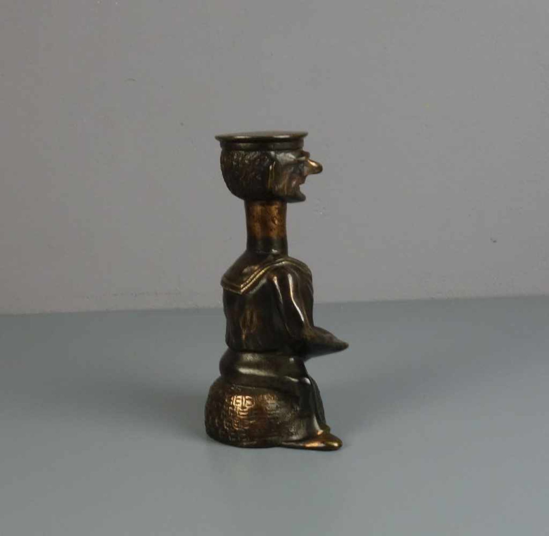 FIGÜRLICHER NUSSKNACKER "Matrose" / nutcracker, Bronze, auf der Banderole der Mütze bezeichnet " - Bild 4 aus 6