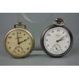 PAAR TASCHENUHREN - JUNGHANS / two pocket watches, 1920er Jahre, Handaufzug (Krone), Manufaktur